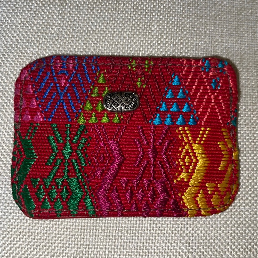 Handmade artisanal card holder